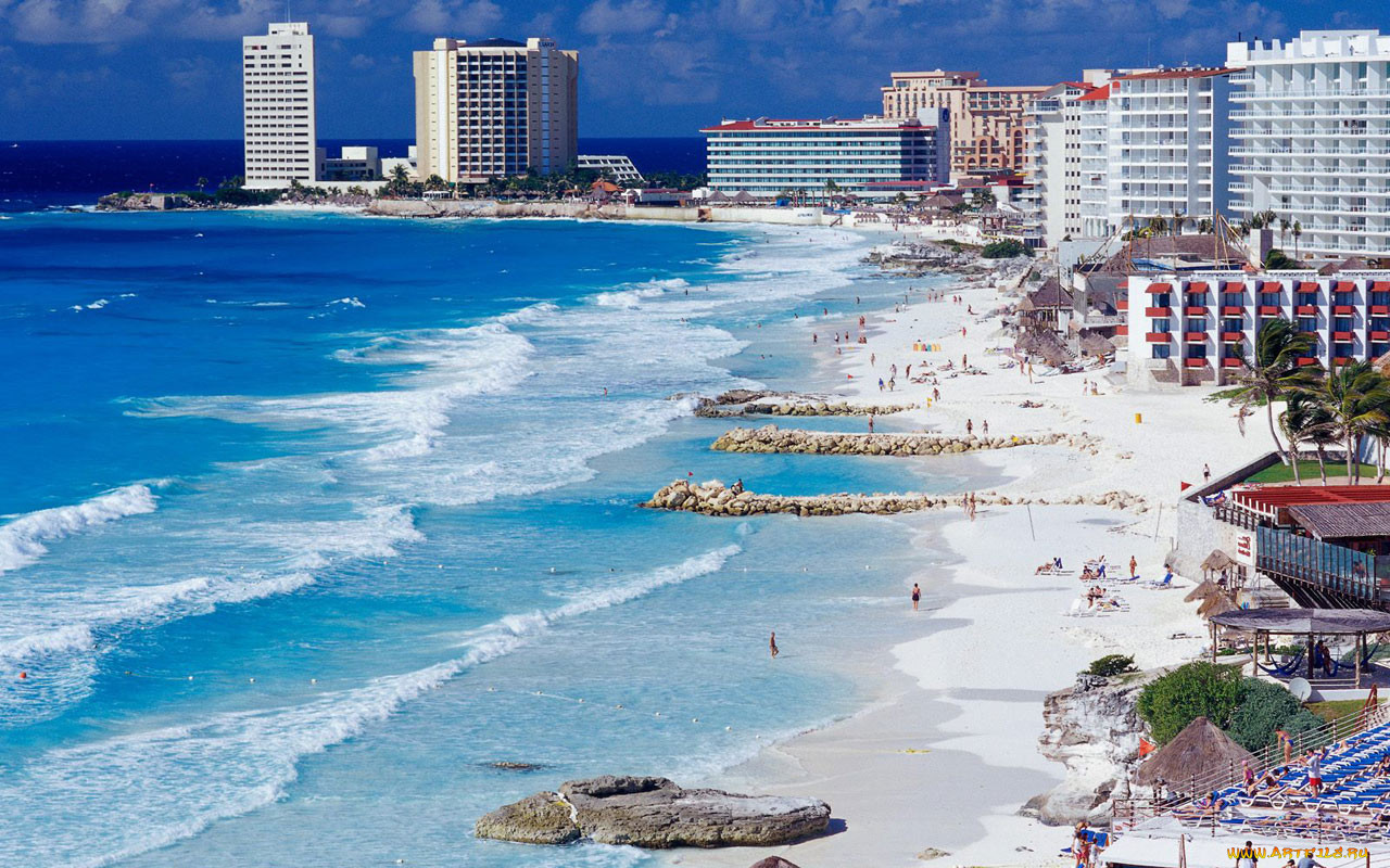 cancun, shoreline, mexico, , 